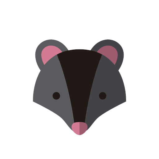 Watchful badger